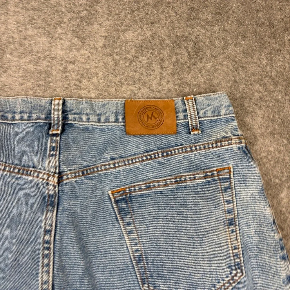 Members Mark Denim Shorts Mens 36 Blue Vintage Dad Shorts 90s Baggy Skater Y2K